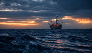 Deepwater Offshore Platform Under Midnight Sky_web